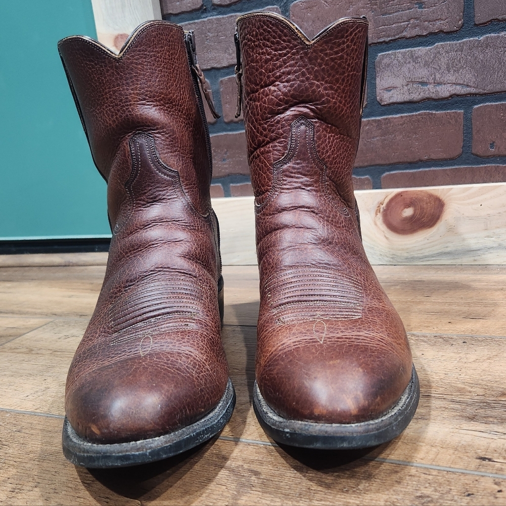 Lucchese Bison Zip Cowboy Boots 10.5E - Picture 2 of 7